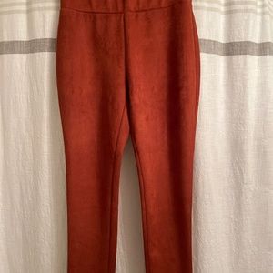 Loft Outlet suede leggings